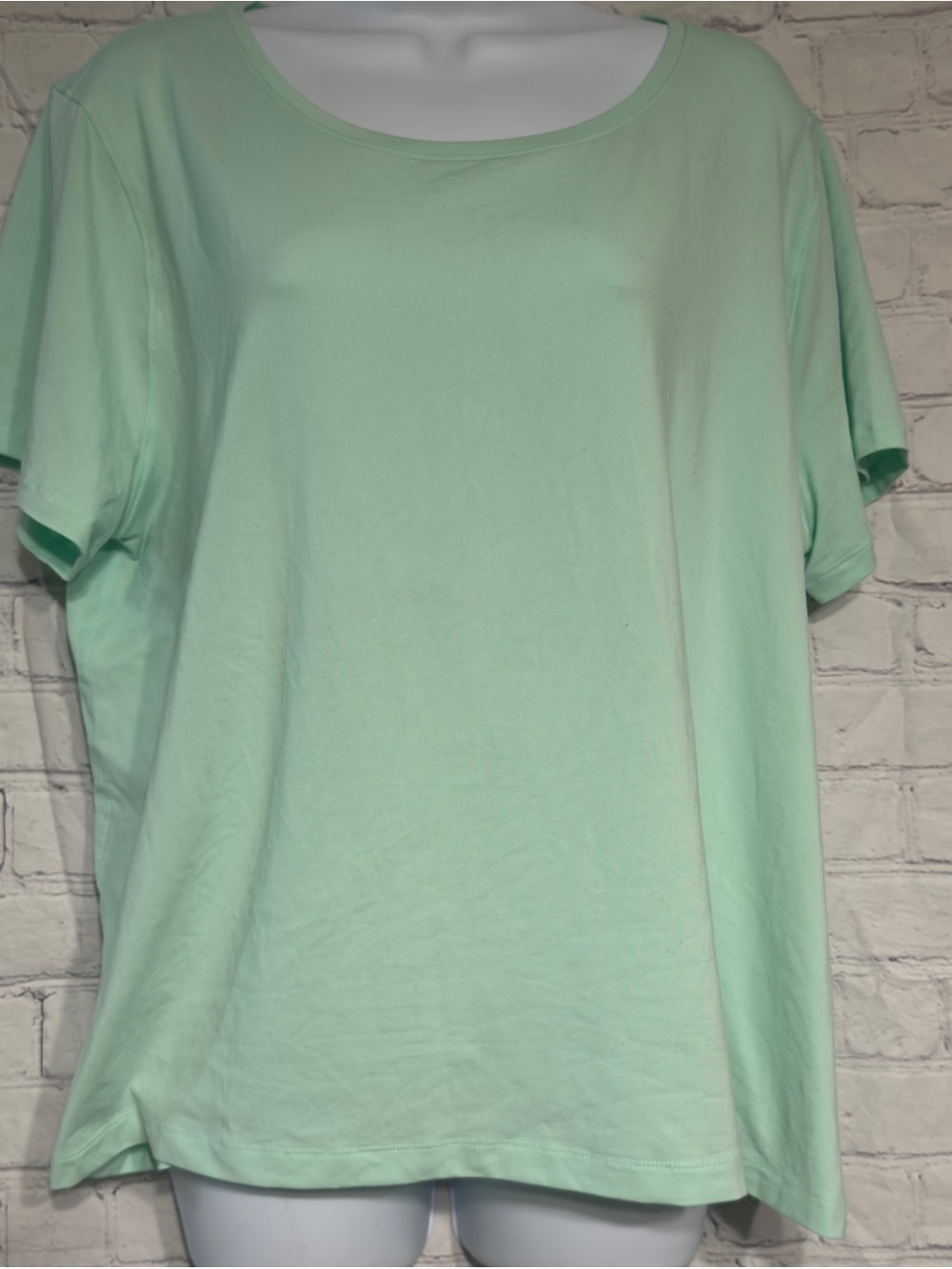 Mint Green Athletic Short Sleeve Tee XXL